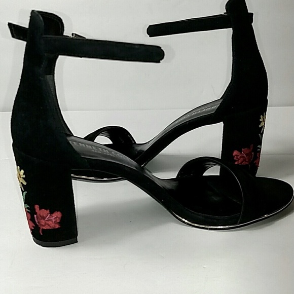 Kenneth Cole Lolita Black Suede Ankle Strap Sandal - Picture 6 of 7